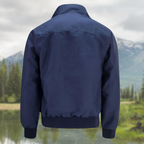 Asher | Men’s Tartan-Lined Harrington Jacket