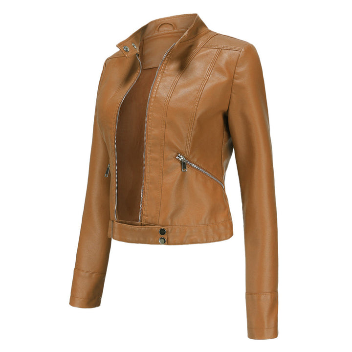 Womens fashion jacket in neutral tone for versatile styling