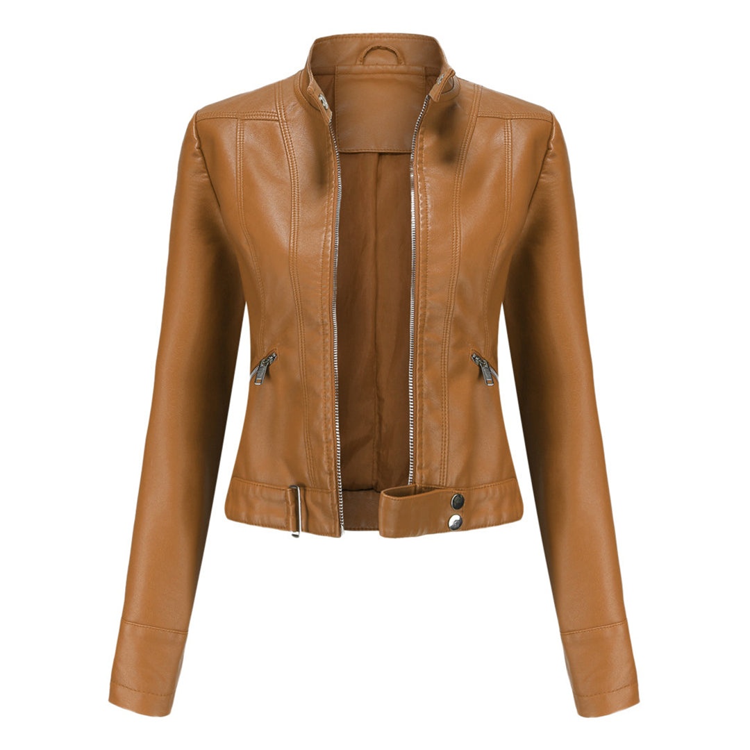 Womens classic fashion jacket front view for casual chic outfits