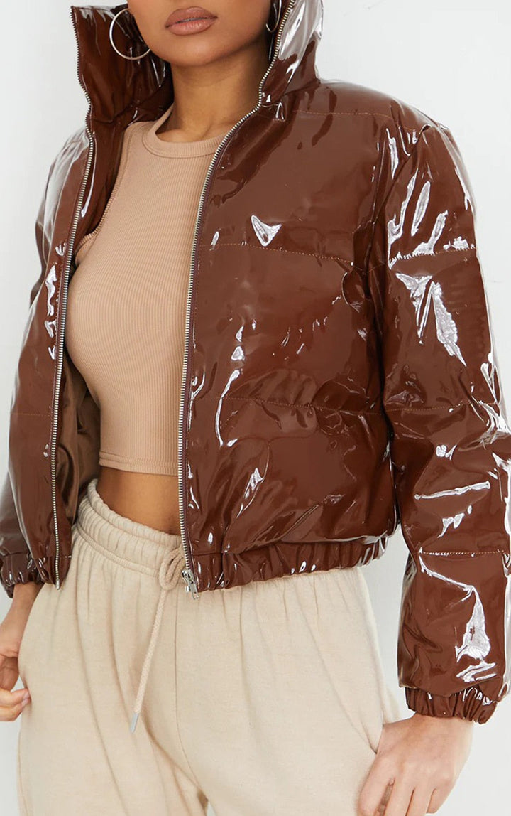 Pocket design and placement on the women's winter outerwear