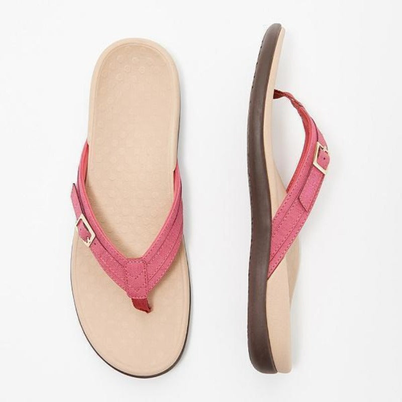 Comfortable women's orthopedic walking sandals with arch support in summer style