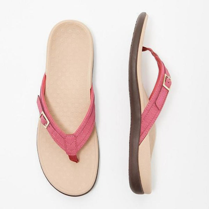 Comfortable women's orthopedic walking sandals with arch support in summer style