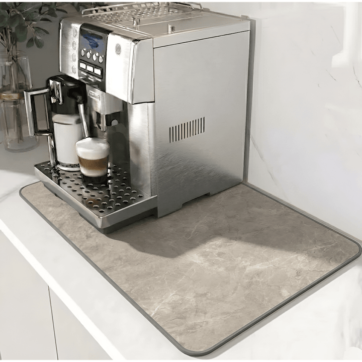 Rollable eco friendly quick dry mat for coffee accessories