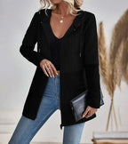Dannah | Women’s Cable Knit Zip Hoodie