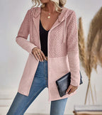 Dannah | Women’s Cable Knit Zip Hoodie