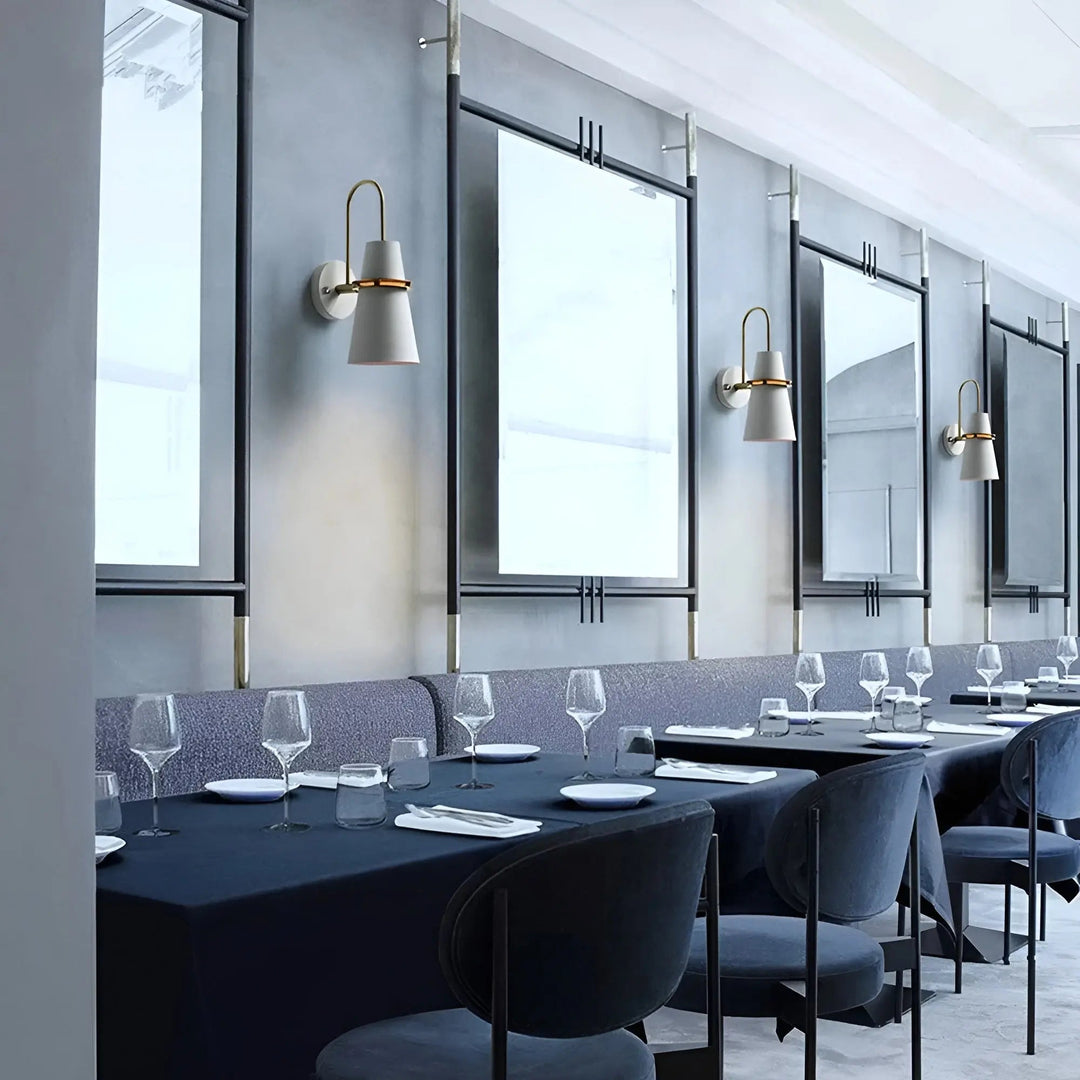 Minimalist LED wall light blending seamlessly with contemporary interior styles
