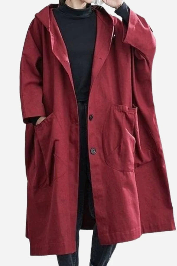 Beatrice | Women’s Oversized Hooded Long Coat