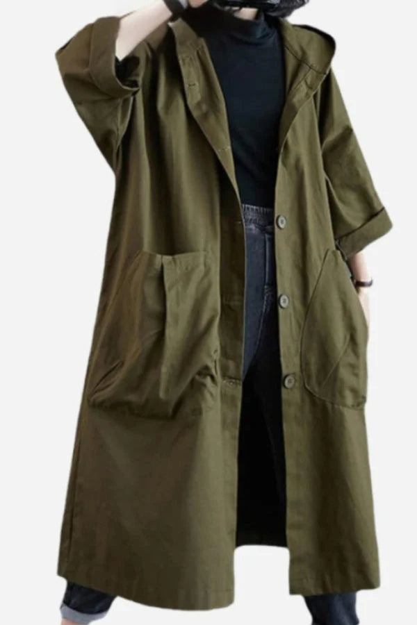 Beatrice | Women’s Oversized Hooded Long Coat