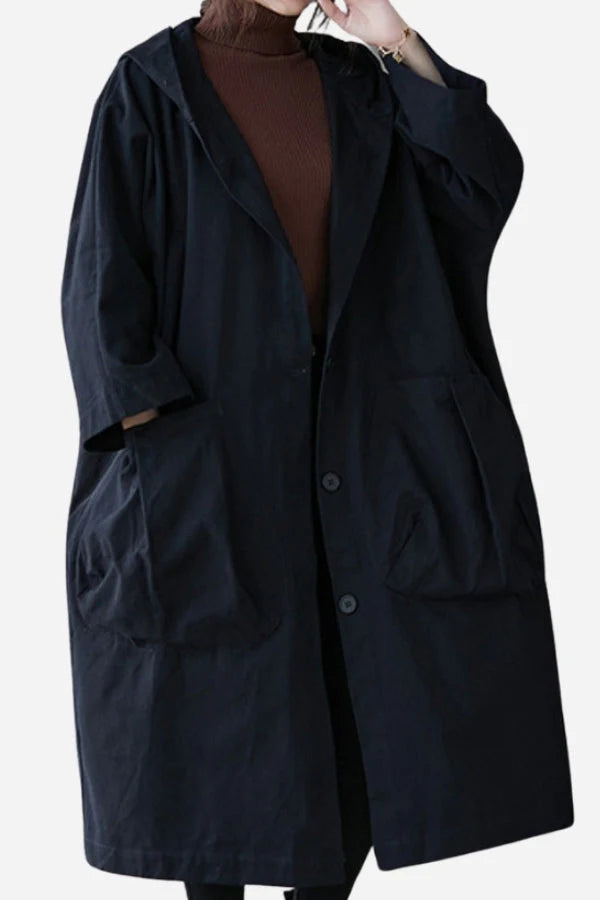 Beatrice | Women’s Oversized Hooded Long Coat