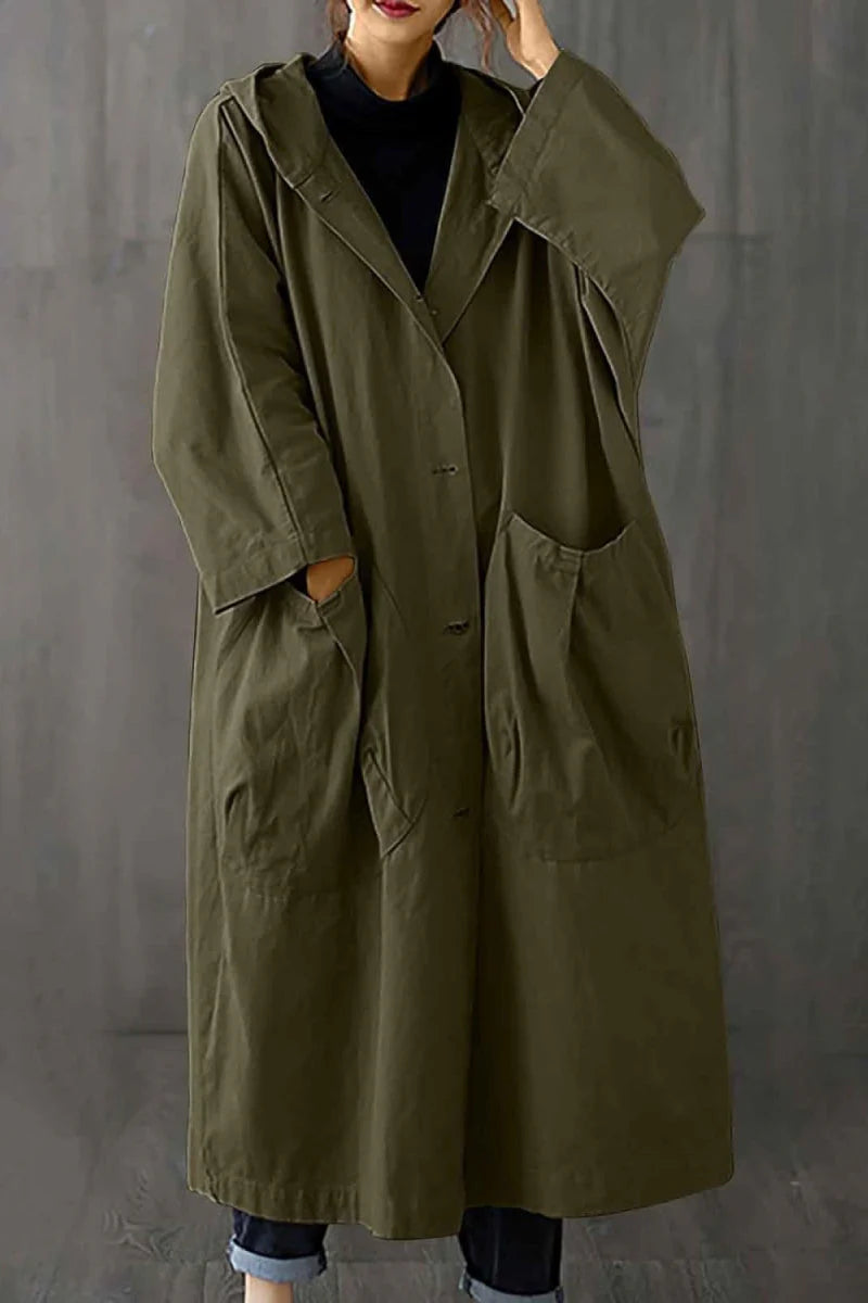 Beatrice | Women’s Oversized Hooded Long Coat