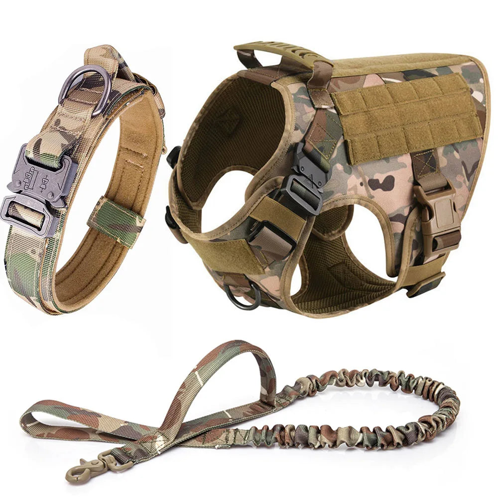 Ergonomic working dog harness designed for comfort and mobility