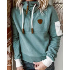Cressida | Women’s Half Zip Mock Neck Hoodie