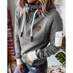 Cressida | Women’s Half Zip Mock Neck Hoodie