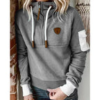 Cressida | Women’s Half Zip Mock Neck Hoodie