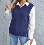 Floryn | Women's V-Neck Sleeveless Sweater Vest