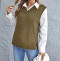 Floryn | Women's V-Neck Sleeveless Sweater Vest