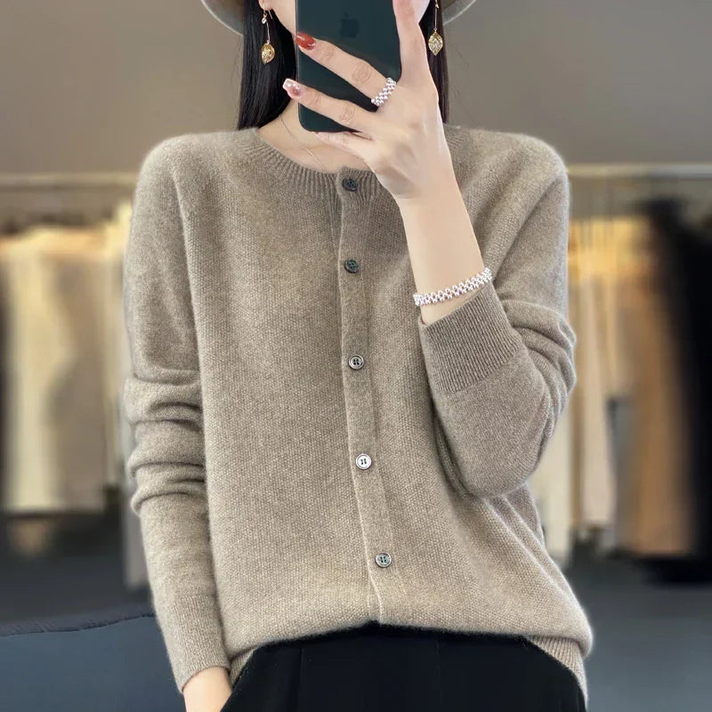 Kacy | Women’s Long Sleeve Button Front Cardigan