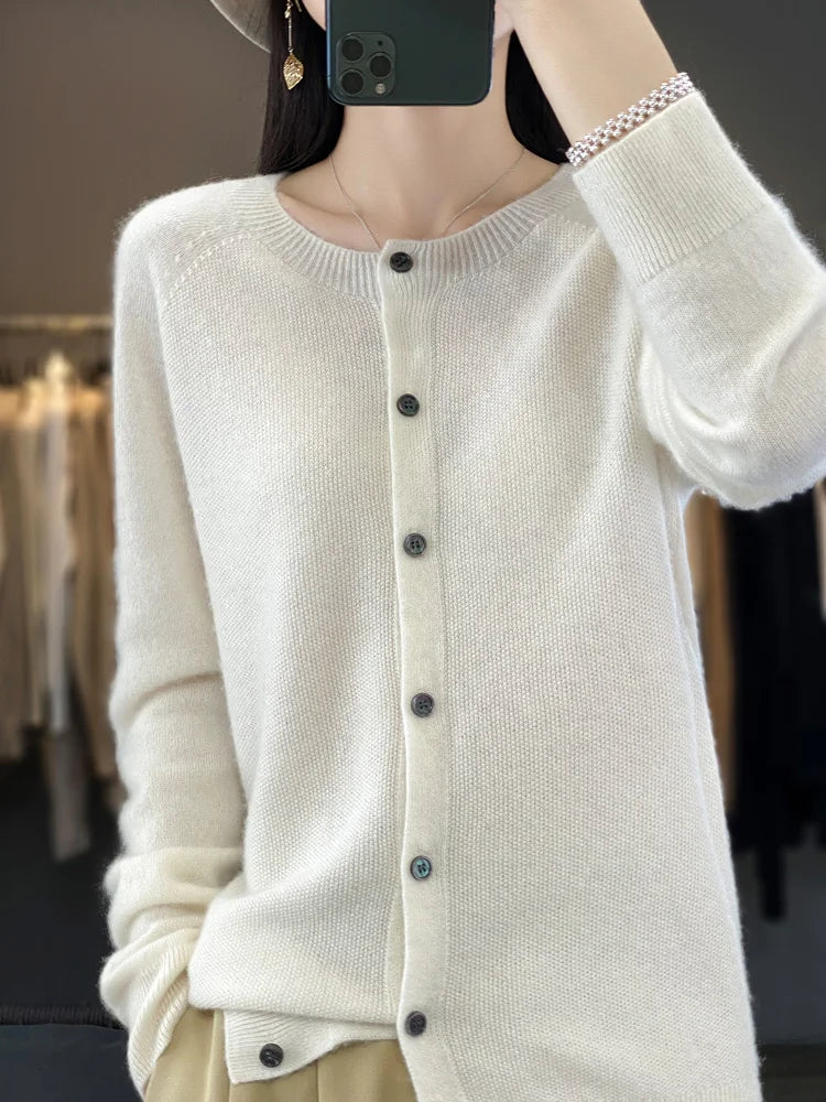 Kacy | Women’s Long Sleeve Button Front Cardigan