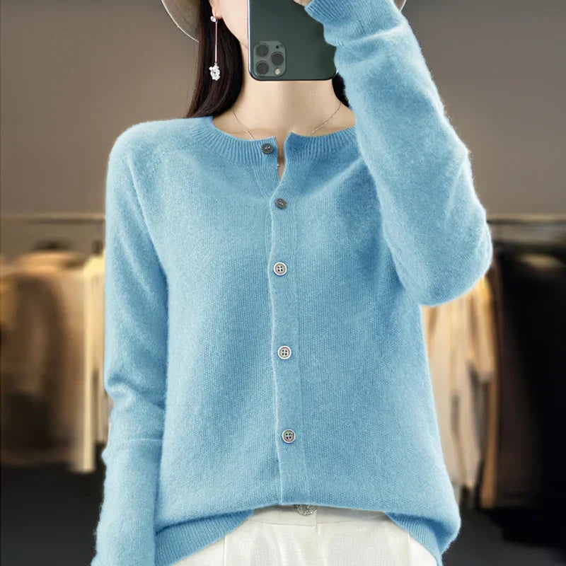 Kacy | Women’s Long Sleeve Button Front Cardigan