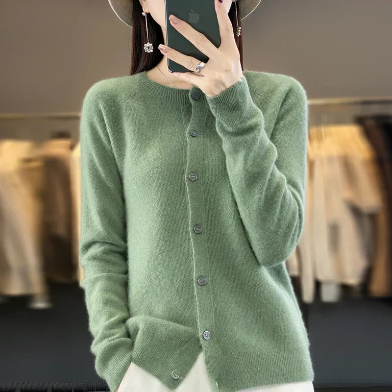 Kacy | Women’s Long Sleeve Button Front Cardigan