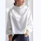 Georgette | Women’s Mock Neck Long Sleeve Top