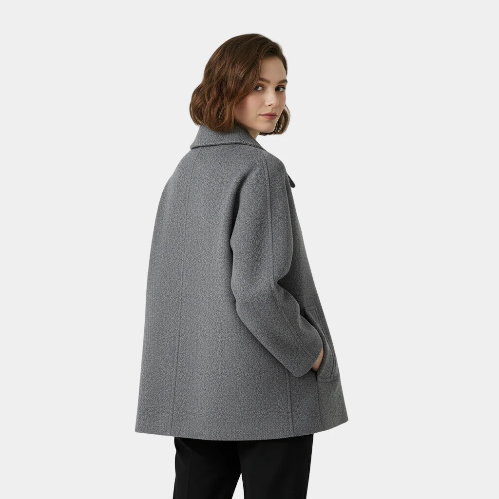 Neila | Women’s Collared Button Front Coat
