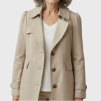 Queen | Women’s Double Breasted Belted Trench Coat