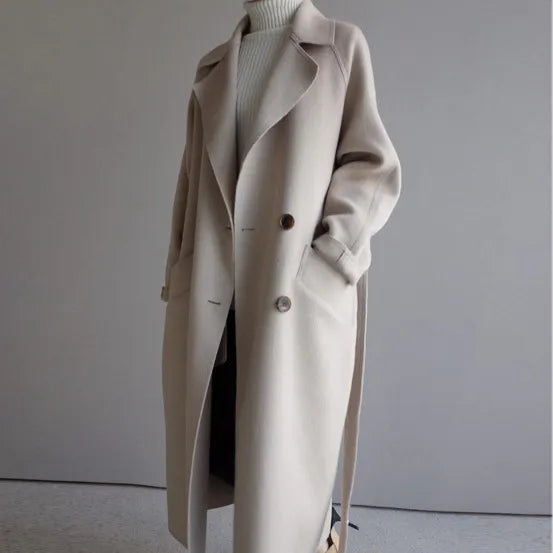 Tanya | Women’s Double Breasted Long Coat