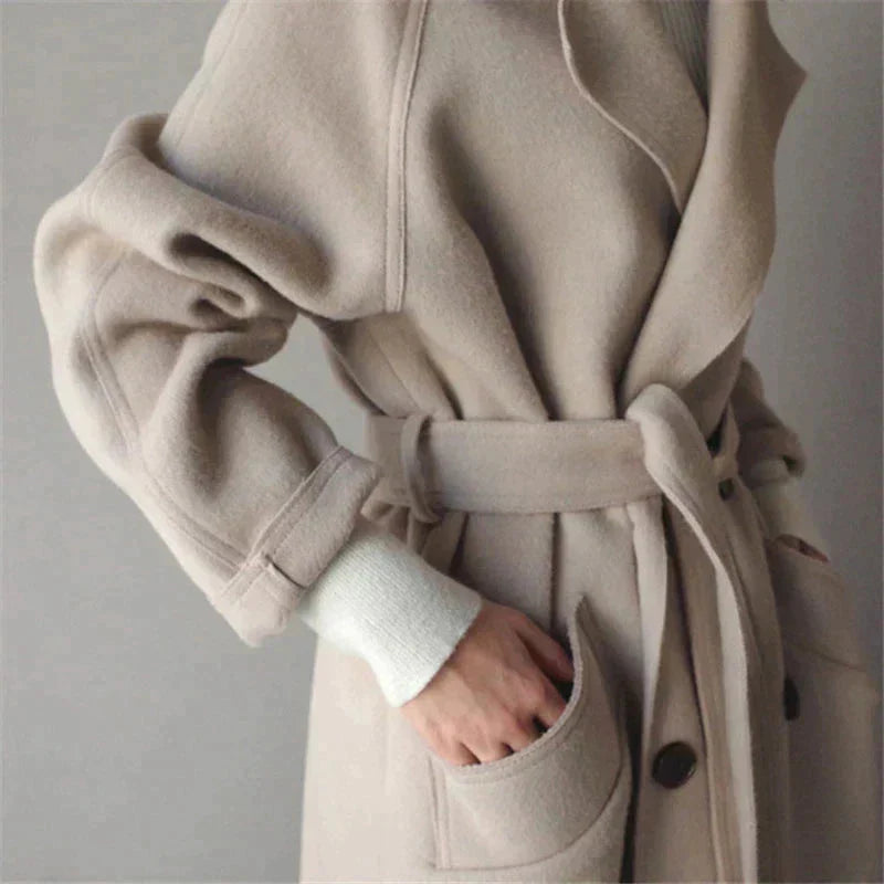 Tanya | Women’s Double Breasted Long Coat
