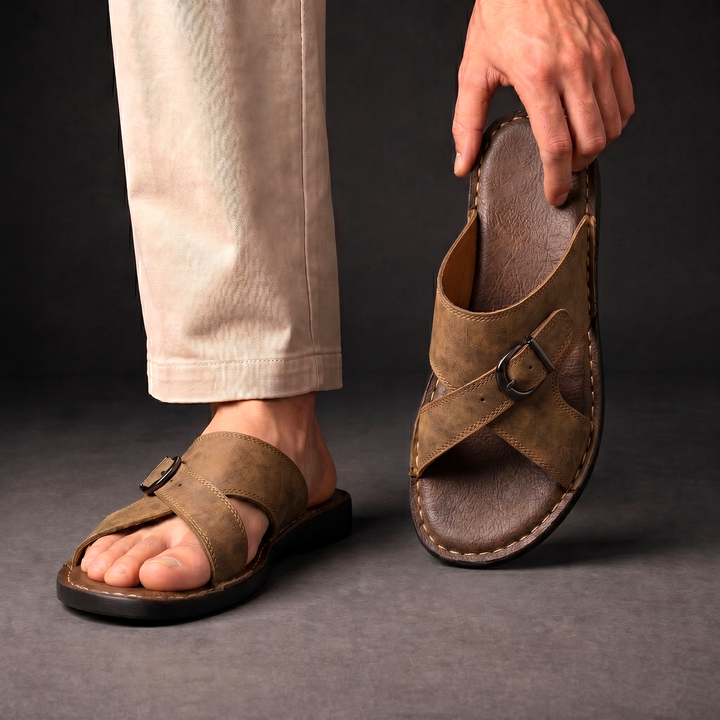Casual buckle slides for men ideal for warm weather wear