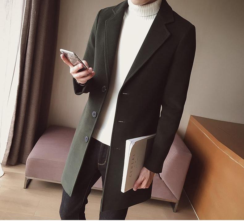 Grayson | Men’s Slim-Fit Long Coat