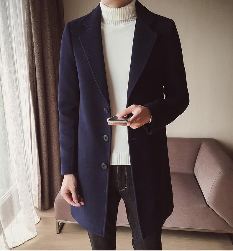 Grayson | Men’s Slim-Fit Long Coat