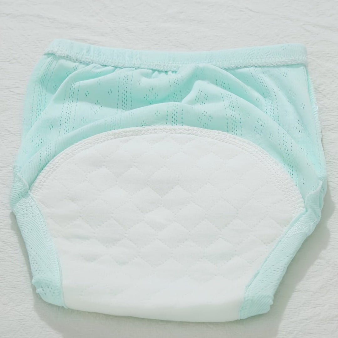 Washable toddler potty training pants with absorbent layers for boys and girls