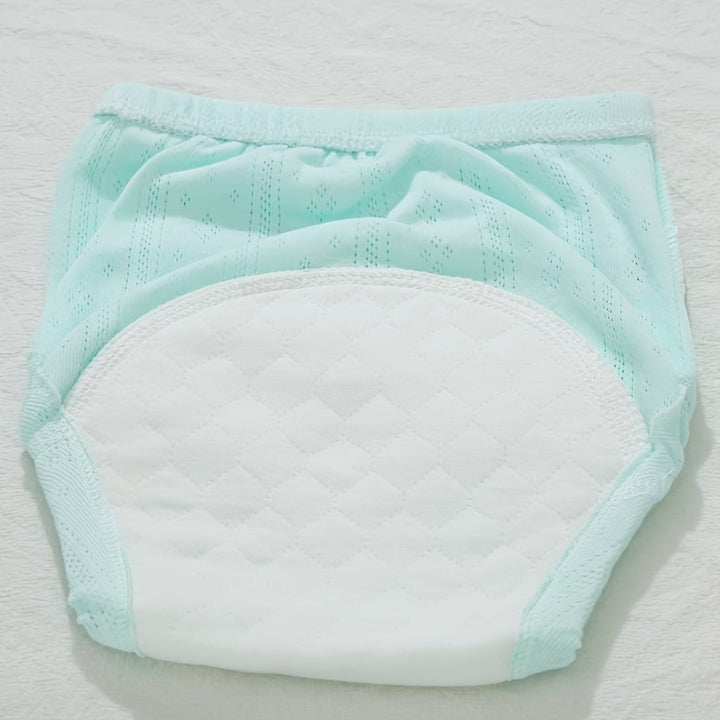 Washable toddler potty training pants with absorbent layers for boys and girls
