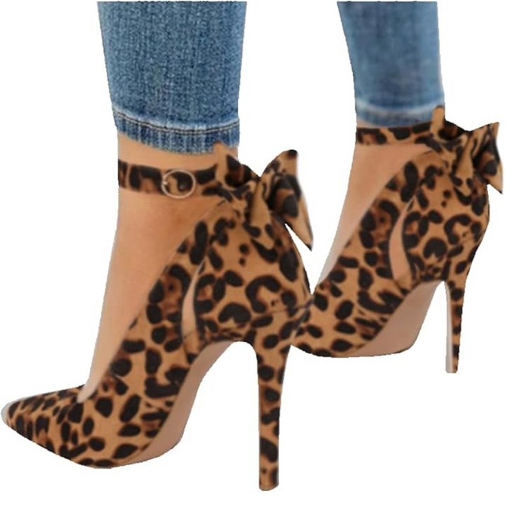 Stiletto high heels displayed on a neutral background for women