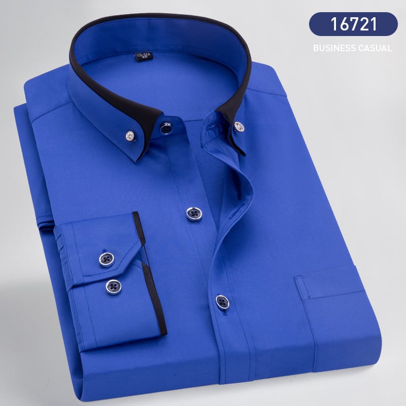 Versatile casual shirt and dress shirt combination for men