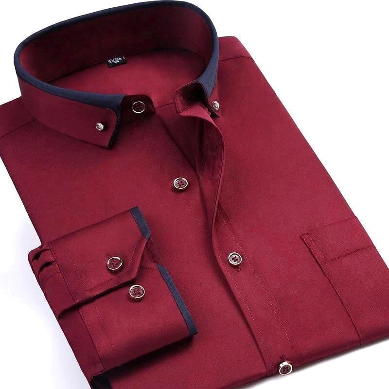Trendy men's shirt with long sleeves for professional and formal wear