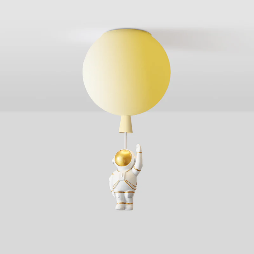 Beautiful moon lamp with astronaut for kids bedroom decoration