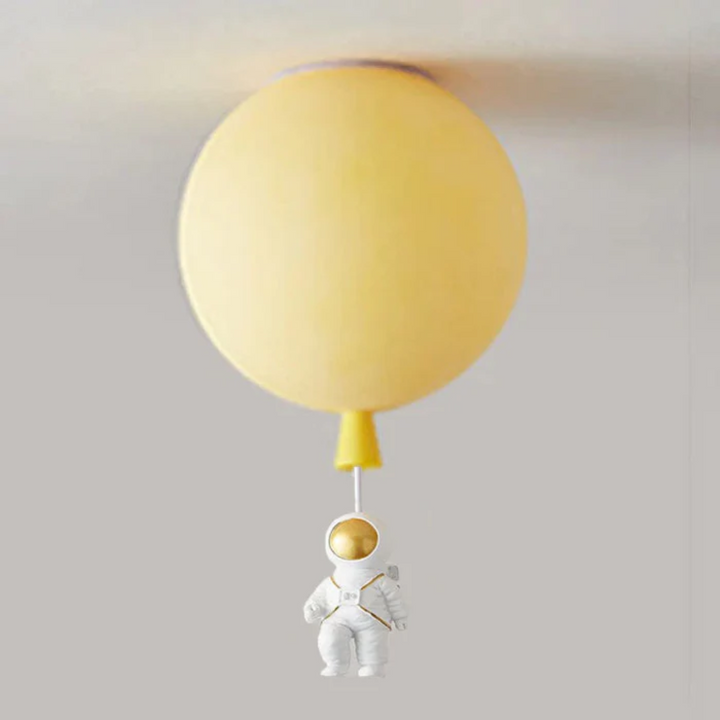 Energy efficient LED ceiling lamp designed for kids room interior