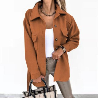 Stylish women's windbreaker jacket in casual everyday wear design