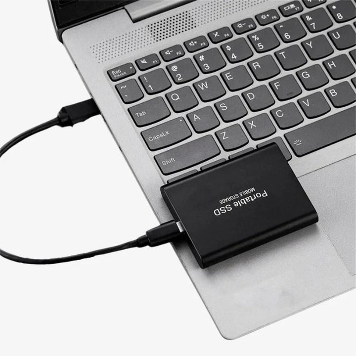 Sleek USB 3.1 solid state drive offering high-speed file transfers