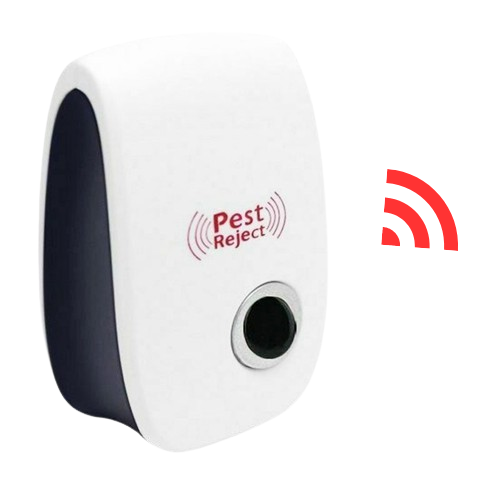Complete garden pest control kit featuring ultrasonic repeller and mounting stake