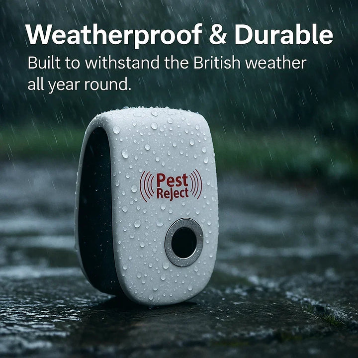 Eco friendly yard protection animal deterrent emitting high frequency waves