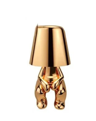 Lifestyle shot of cordless lamp on coffee table in living room