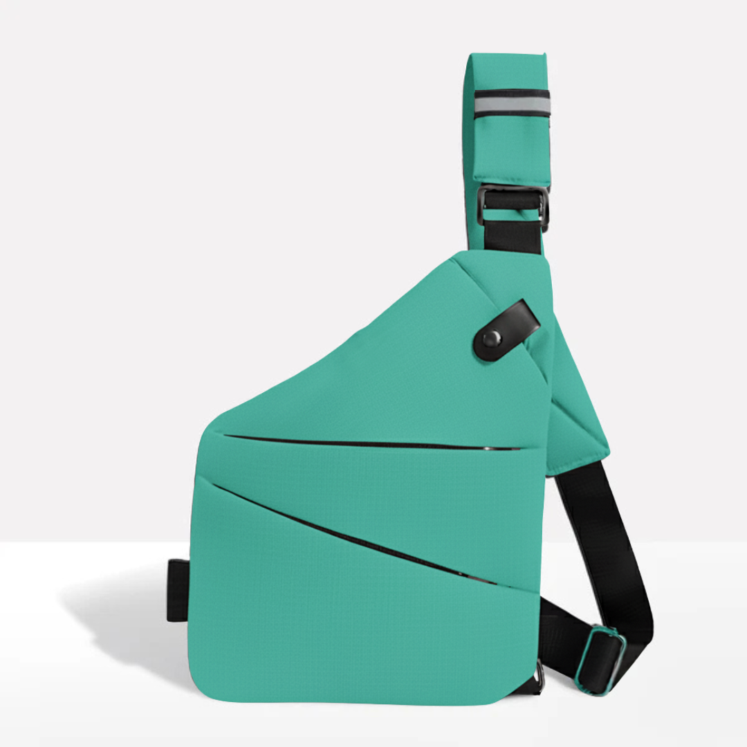 Multiple organizational mesh pockets displayed inside the opened main compartment