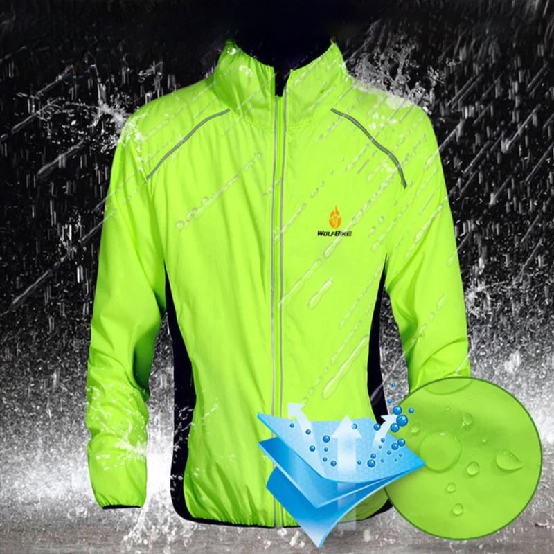 Reflective jacket sleeve detail highlighting safety elements for bike gear enthusiasts