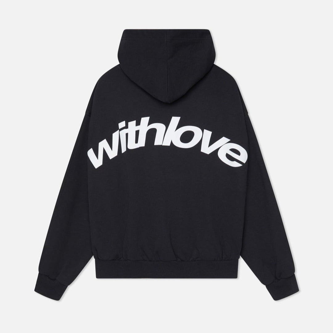 Full outfit featuring a comfortable oversized pullover hoodie