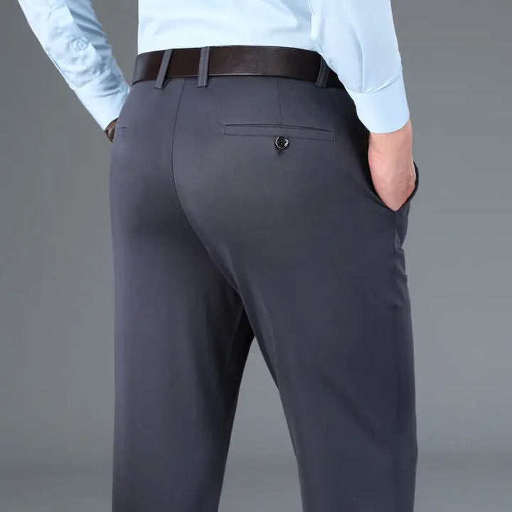 Mens stretch trousers in slim fit, ideal for casual and formal wear