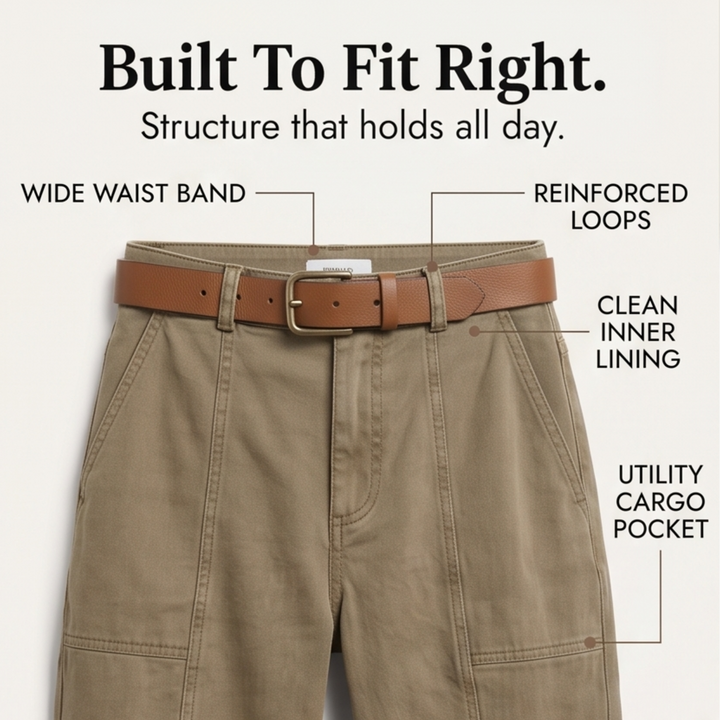 Bottom hem detail of tapered trousers for women fashion