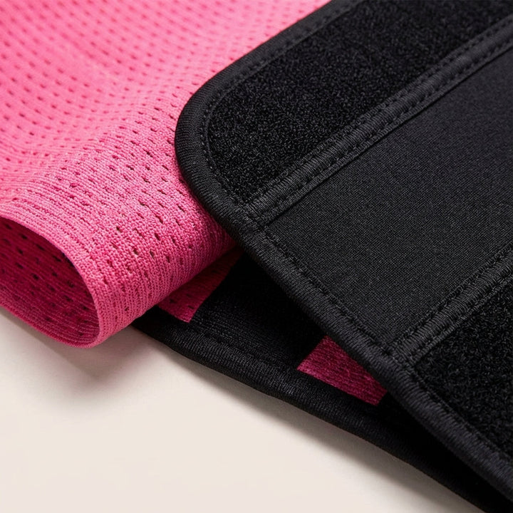 Close-up view of the durable hook-and-loop fastening and textured fabric